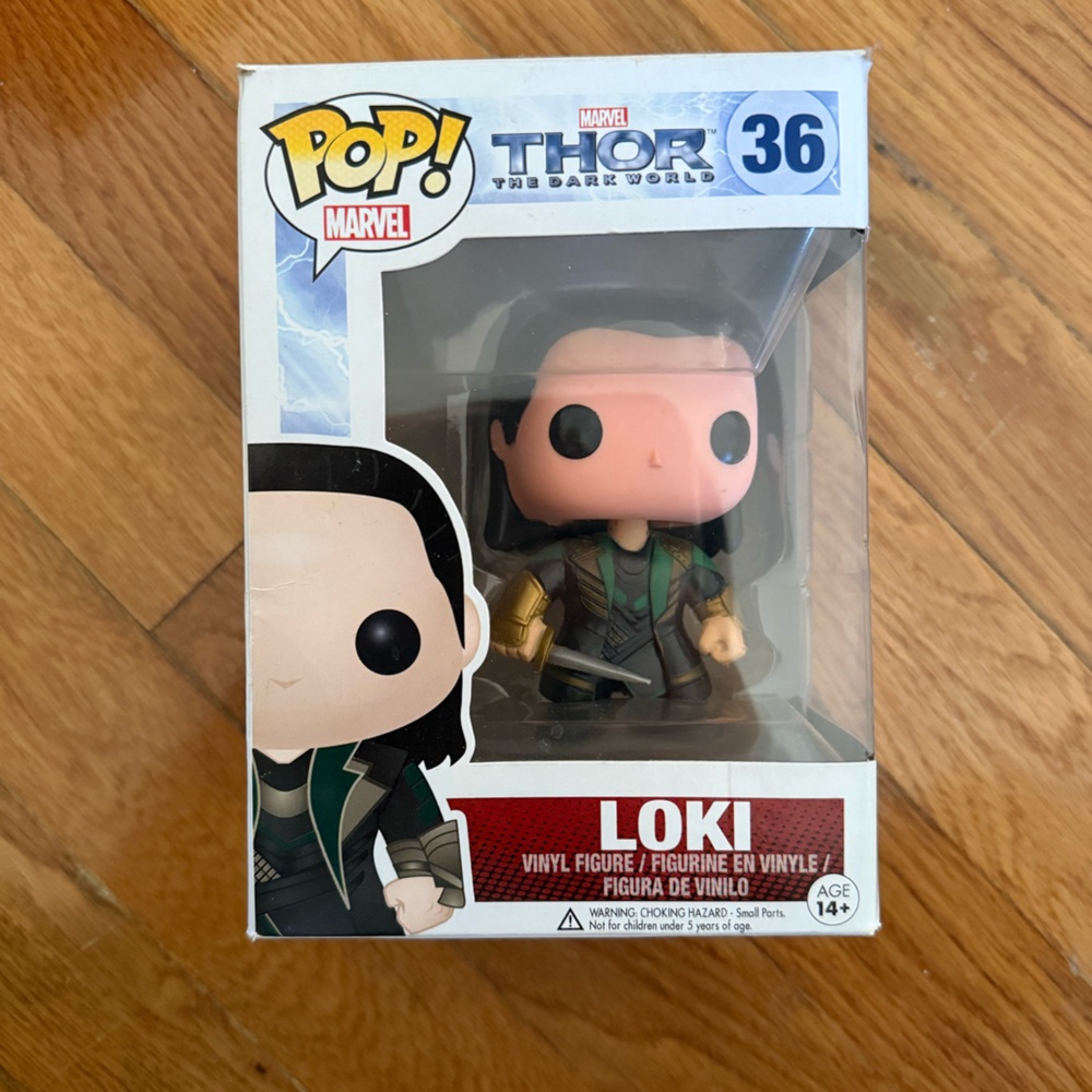 Funko Pop Marvel Loki in Green and Black